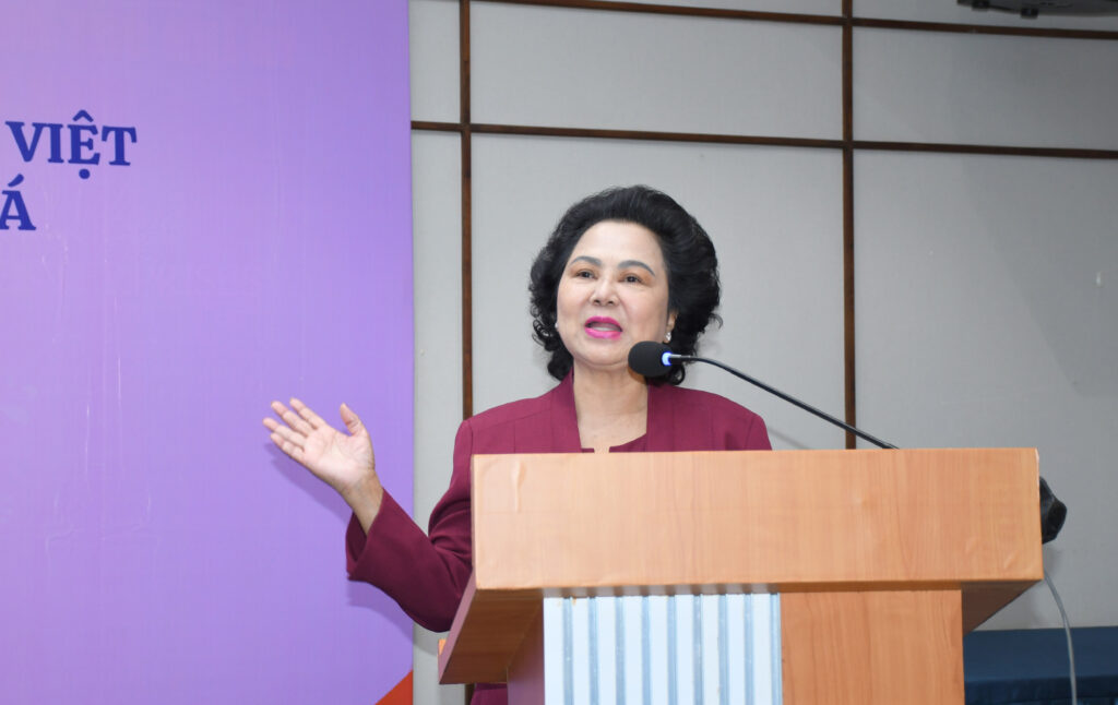Ms. Ly Kim Chi – President of the Ho Chi Minh City Food and Beverage Association. Photo: Minh Khue.