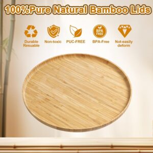 12 inch Premium Bamboo Round Tray