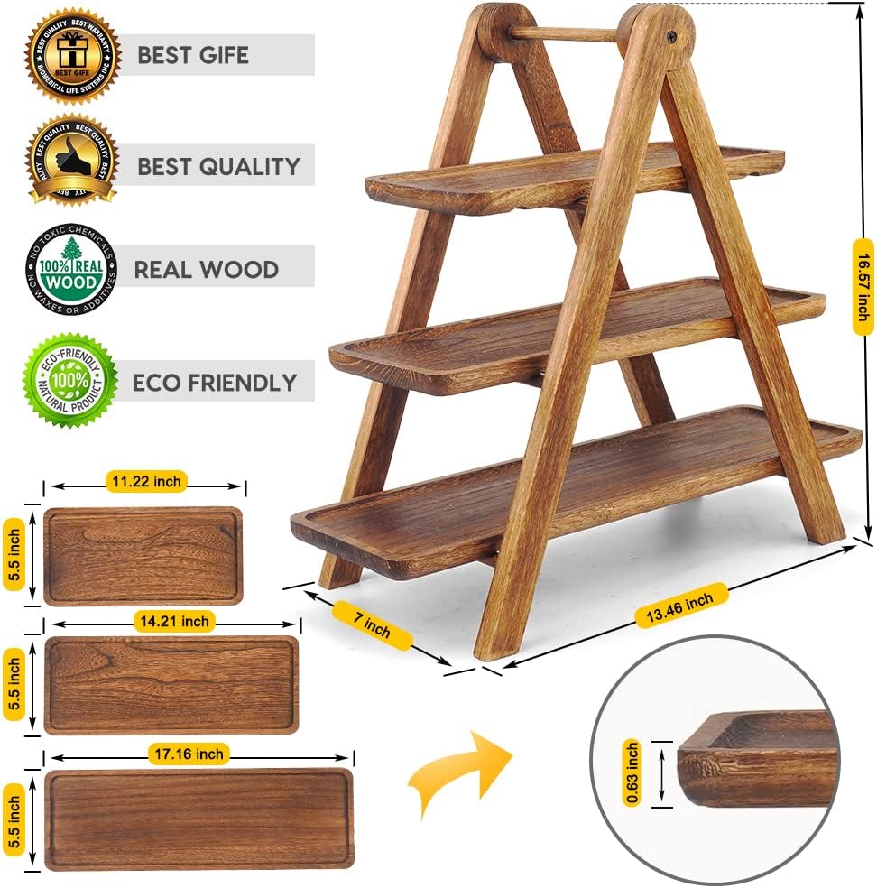 3 Tier Serving Tray Three Tiered Cupcake Stand