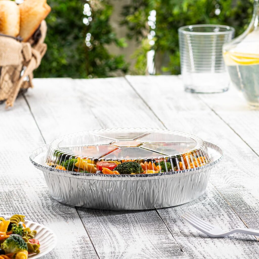 9 Inch Disposable Round Aluminum Foil Pans
