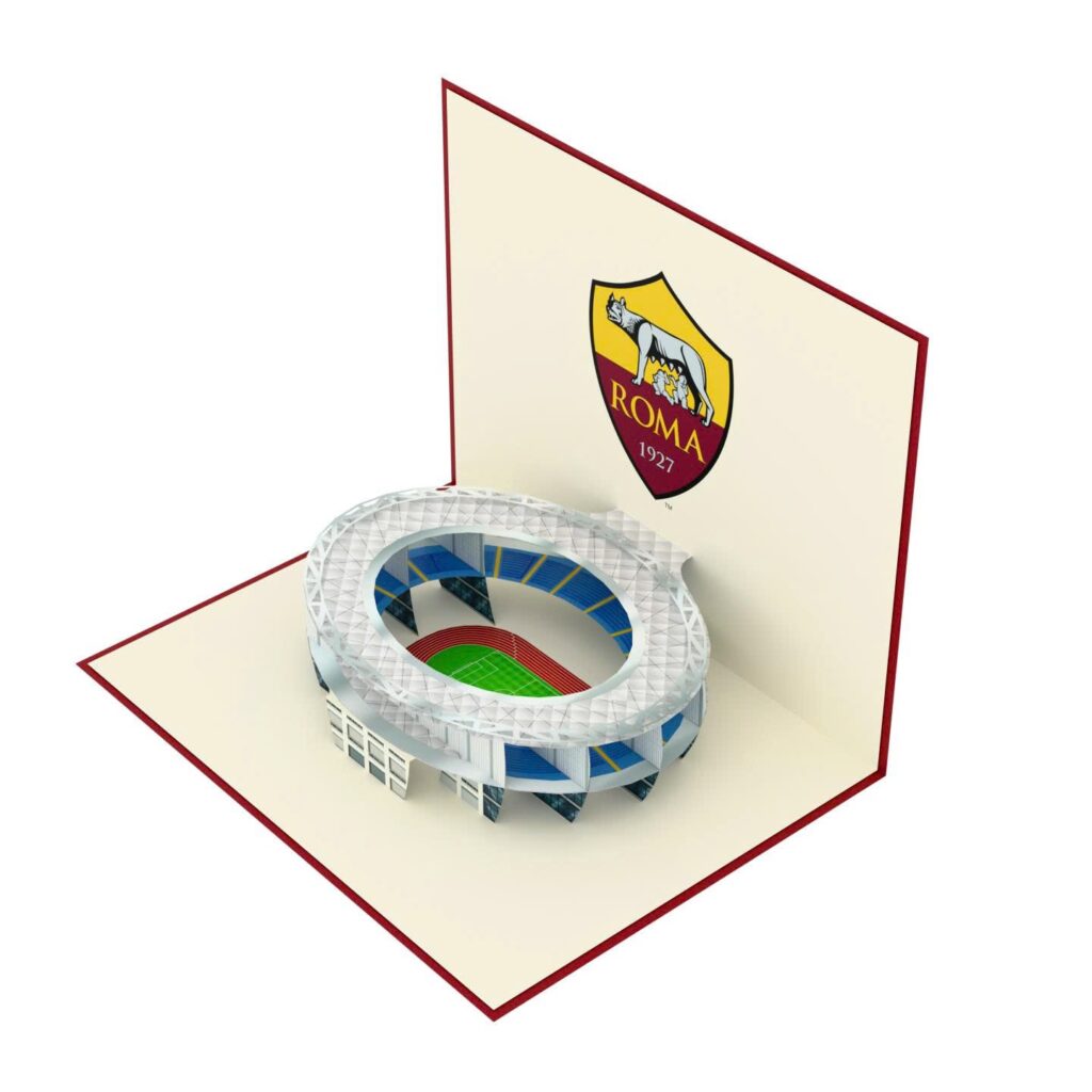 AS ROMA 3D POP-UP STADIUM CARDS