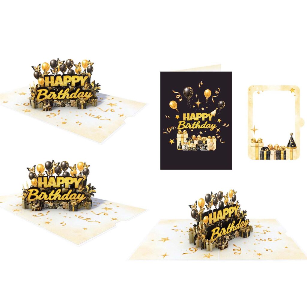 BIRTHDAY GREETING CARDS 3D POP UP CARDS 1