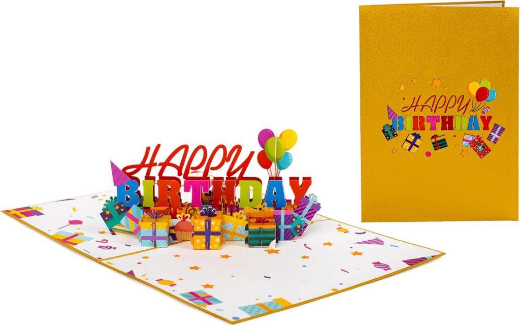 BIRTHDAY GREETING CARDS 3D POP UP CARDS 2