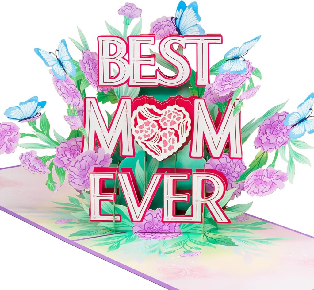Best Mom Ever Pop Up Cards