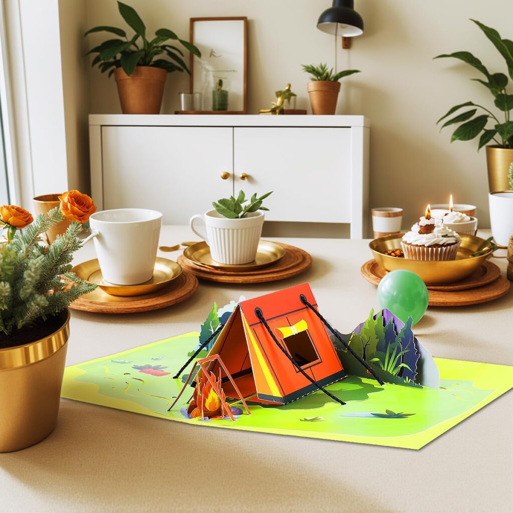 Camping Trip Pop Up Cards