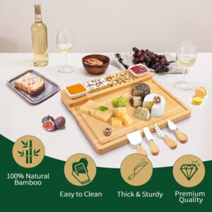 Charcuterie Boards - Bamboo Cheese Board