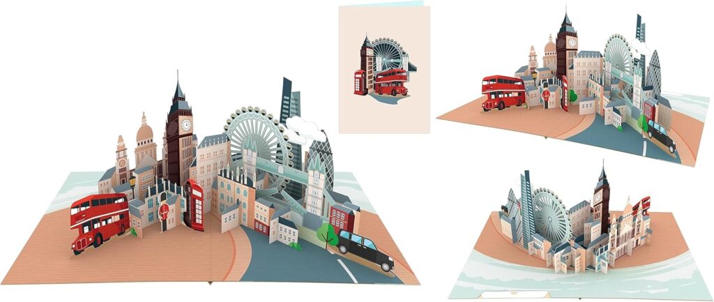 London Skyline Pop Up Cards