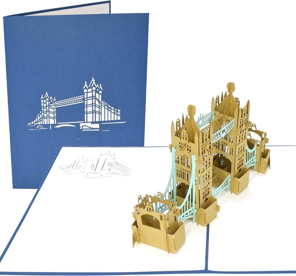 London Tower Bridge Pop Up Cards