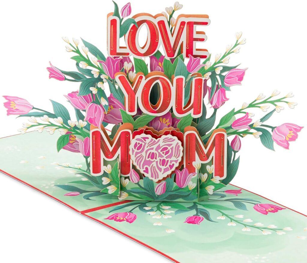 Love You Mom Pop Up Cards
