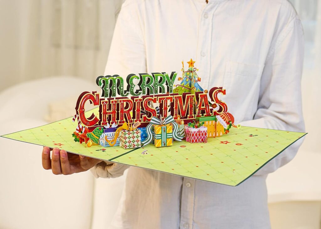 Merry Christmas Pop Up Cards
