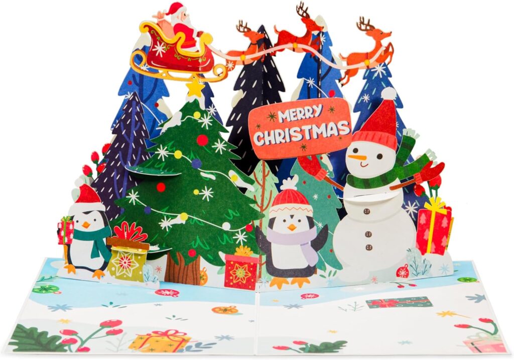 Merry Christmas Pop Up Cards 5