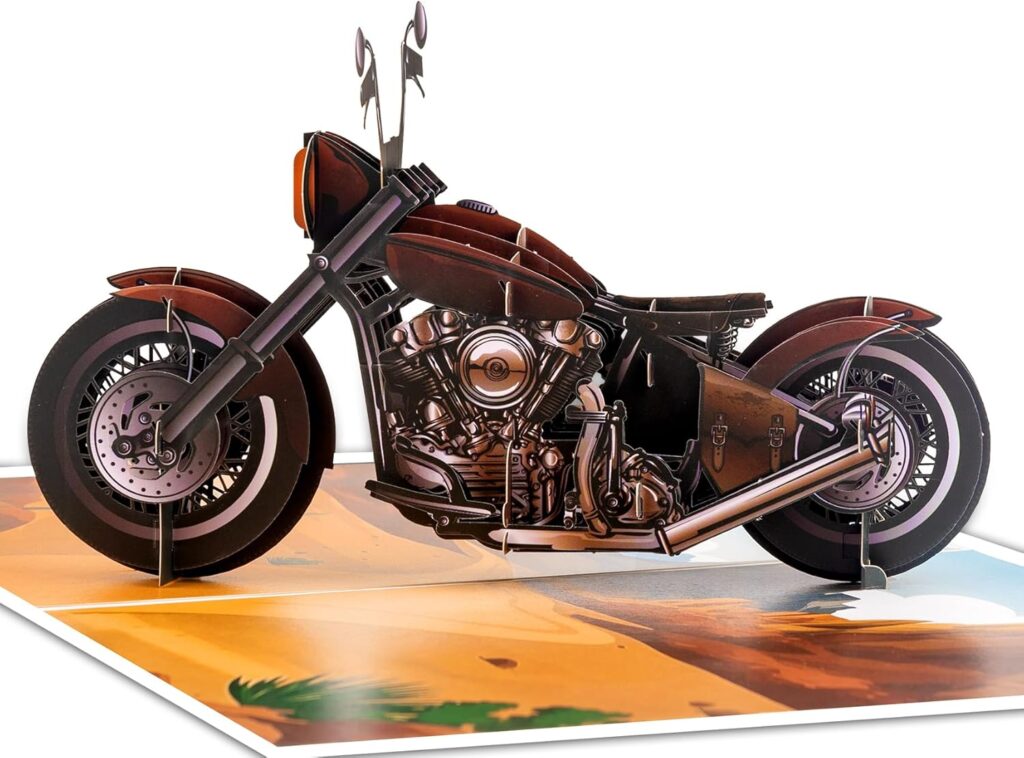 Motorcycle Pop Up Cards