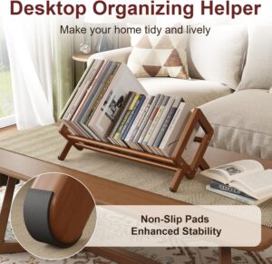 Premium Bamboo Desktop Bookshelf