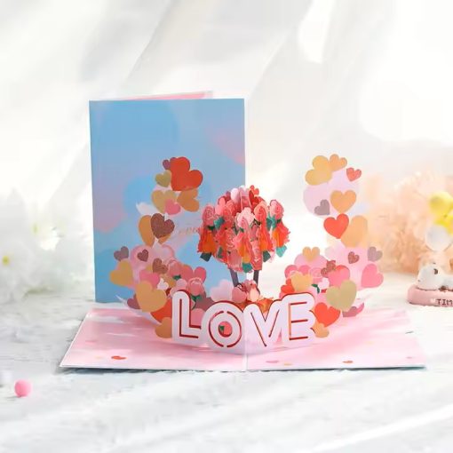 ROMANTIC LOVE 3D POP UP CARDS