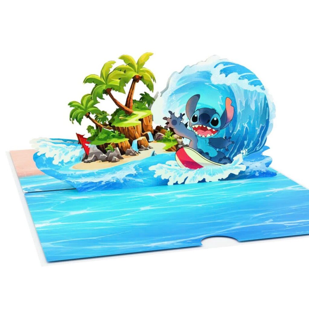 STITCH 3D POP UP CARDS