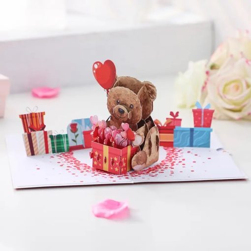 SWEET BEAR 3D POP UP CARDS