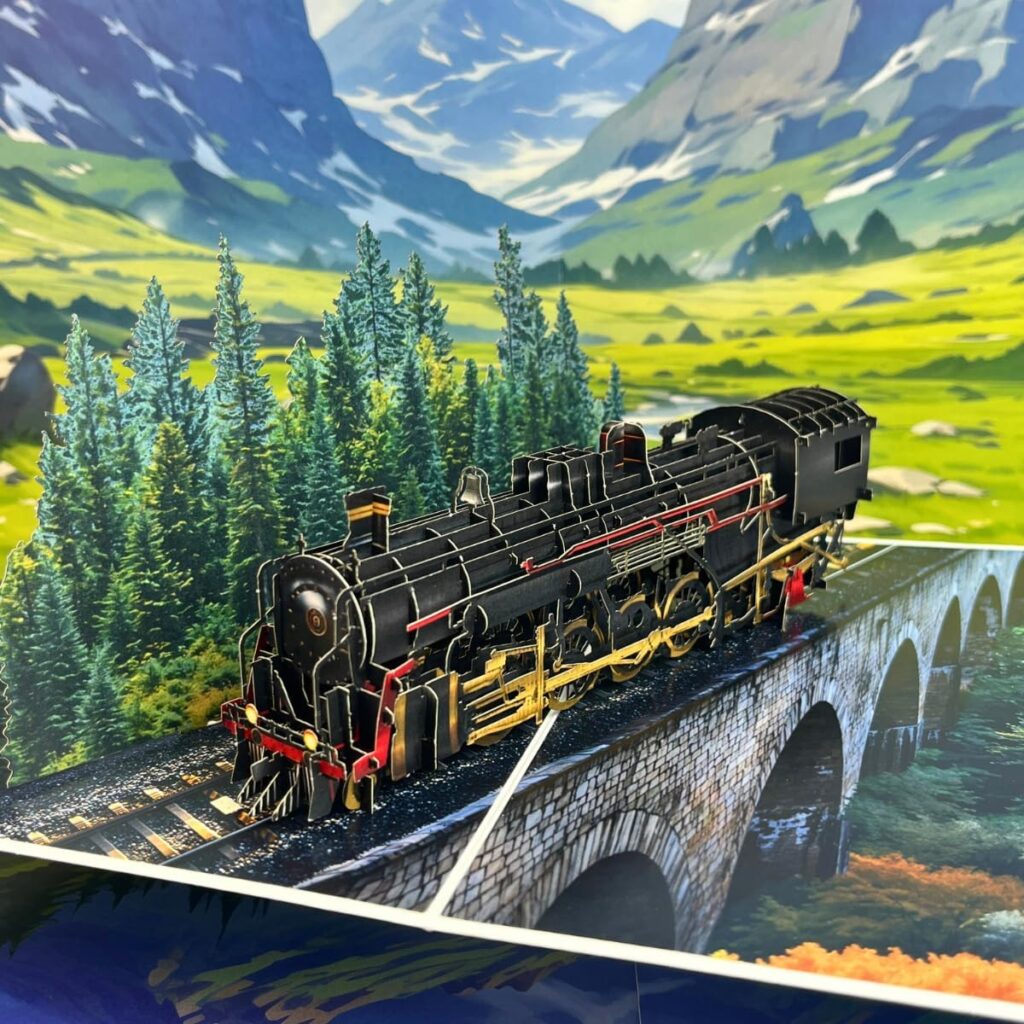 Train Pop Up Cards