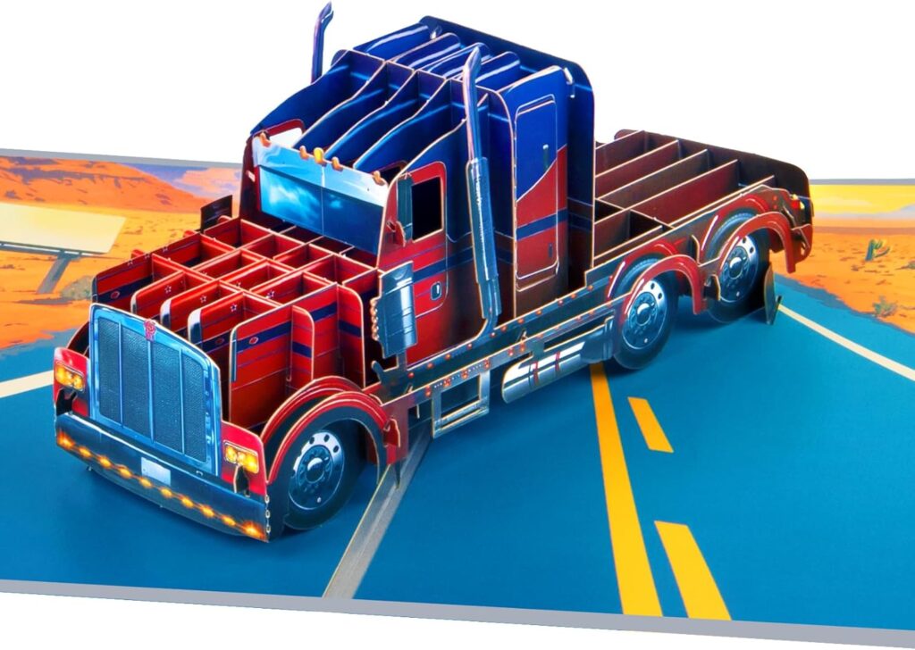 Truck Pop Up Cards