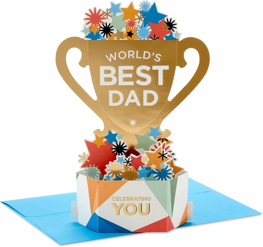 World Best Dad Pop Up Cards