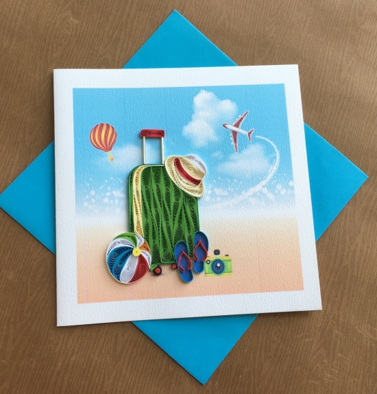 Vietnam handmade quilling greeting cards OEM supplier