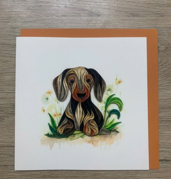 Handmade greeting cards Vietnam – quilling art OEM supplier