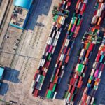 Cargo shipping containers Vietnam export trade